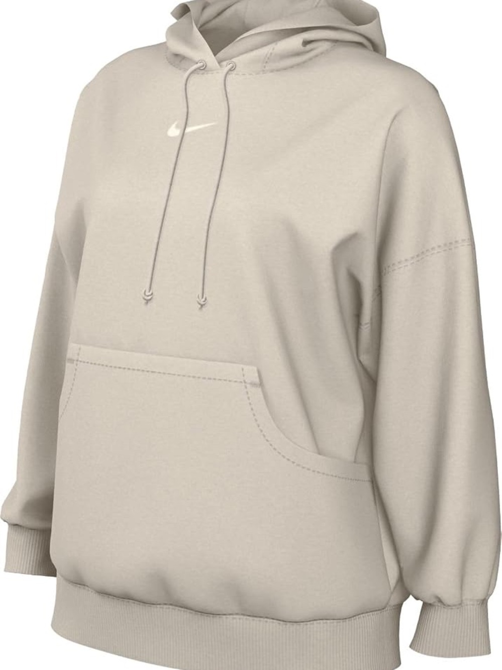 Nike Women's Light Green Cream Pullover Hoodie
